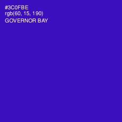 #3C0FBE - Governor Bay Color Image