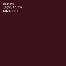 #3C1119 - Tamarind Color Image