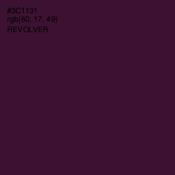 #3C1131 - Revolver Color Image