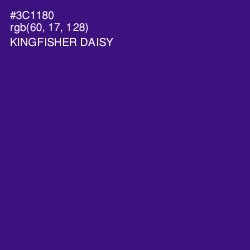 #3C1180 - Kingfisher Daisy Color Image