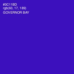 #3C11BD - Governor Bay Color Image