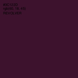 #3C122D - Revolver Color Image