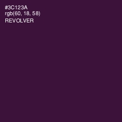 #3C123A - Revolver Color Image