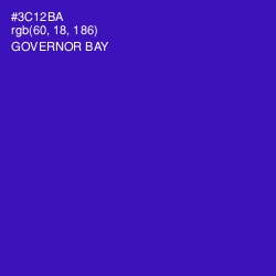 #3C12BA - Governor Bay Color Image