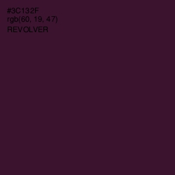 #3C132F - Revolver Color Image