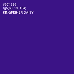 #3C1386 - Kingfisher Daisy Color Image