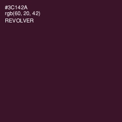 #3C142A - Revolver Color Image