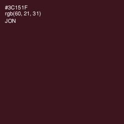 #3C151F - Jon Color Image