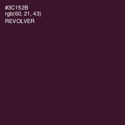 #3C152B - Revolver Color Image