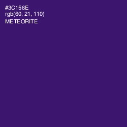 #3C156E - Meteorite Color Image