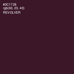 #3C1728 - Revolver Color Image