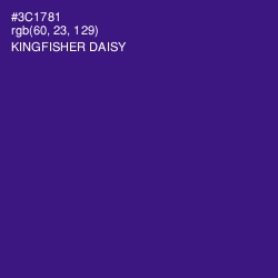 #3C1781 - Kingfisher Daisy Color Image