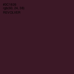 #3C1826 - Revolver Color Image