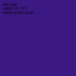 #3C1883 - Kingfisher Daisy Color Image