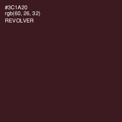 #3C1A20 - Revolver Color Image