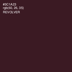 #3C1A23 - Revolver Color Image