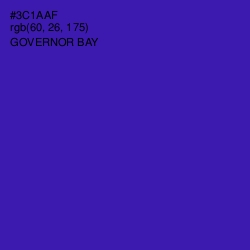#3C1AAF - Governor Bay Color Image