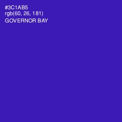 #3C1AB5 - Governor Bay Color Image