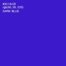 #3C1ACB - Dark Blue Color Image