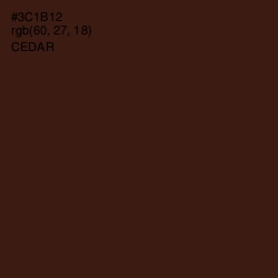 #3C1B12 - Cedar Color Image