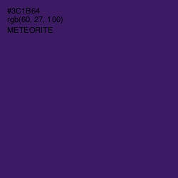 #3C1B64 - Meteorite Color Image