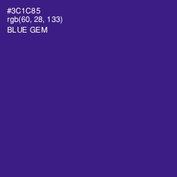 #3C1C85 - Blue Gem Color Image