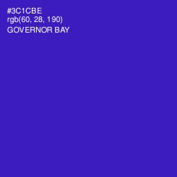 #3C1CBE - Governor Bay Color Image