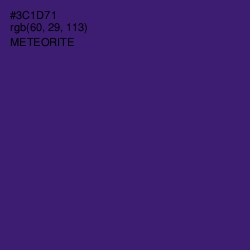 #3C1D71 - Meteorite Color Image