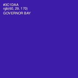 #3C1DAA - Governor Bay Color Image