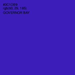 #3C1DB9 - Governor Bay Color Image