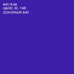 #3C1EA8 - Governor Bay Color Image