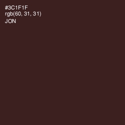 #3C1F1F - Jon Color Image