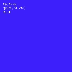 #3C1FFB - Blue Color Image