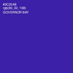 #3C20A8 - Governor Bay Color Image