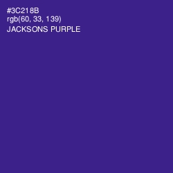 #3C218B - Jacksons Purple Color Image