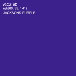 #3C218D - Jacksons Purple Color Image