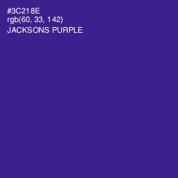 #3C218E - Jacksons Purple Color Image