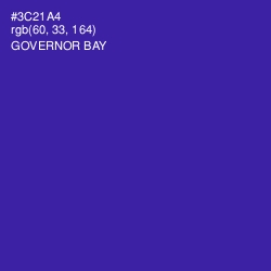 #3C21A4 - Governor Bay Color Image