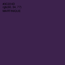 #3C224D - Martinique Color Image