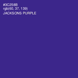 #3C258B - Jacksons Purple Color Image