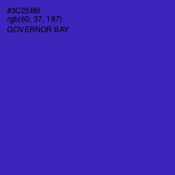 #3C25BB - Governor Bay Color Image