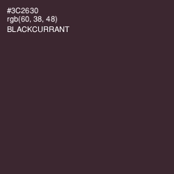 #3C2630 - Blackcurrant Color Image