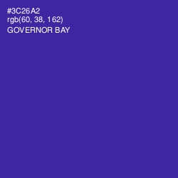 #3C26A2 - Governor Bay Color Image