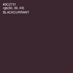 #3C2731 - Blackcurrant Color Image