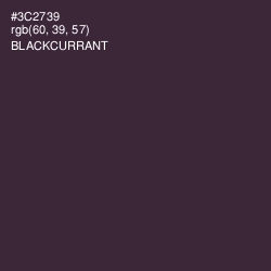 #3C2739 - Blackcurrant Color Image