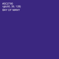 #3C2780 - Bay of Many Color Image