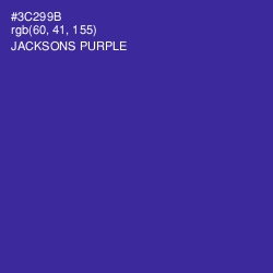 #3C299B - Jacksons Purple Color Image