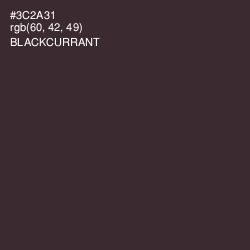 #3C2A31 - Blackcurrant Color Image