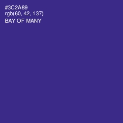 #3C2A89 - Bay of Many Color Image