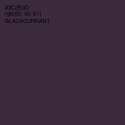 #3C2B3D - Blackcurrant Color Image